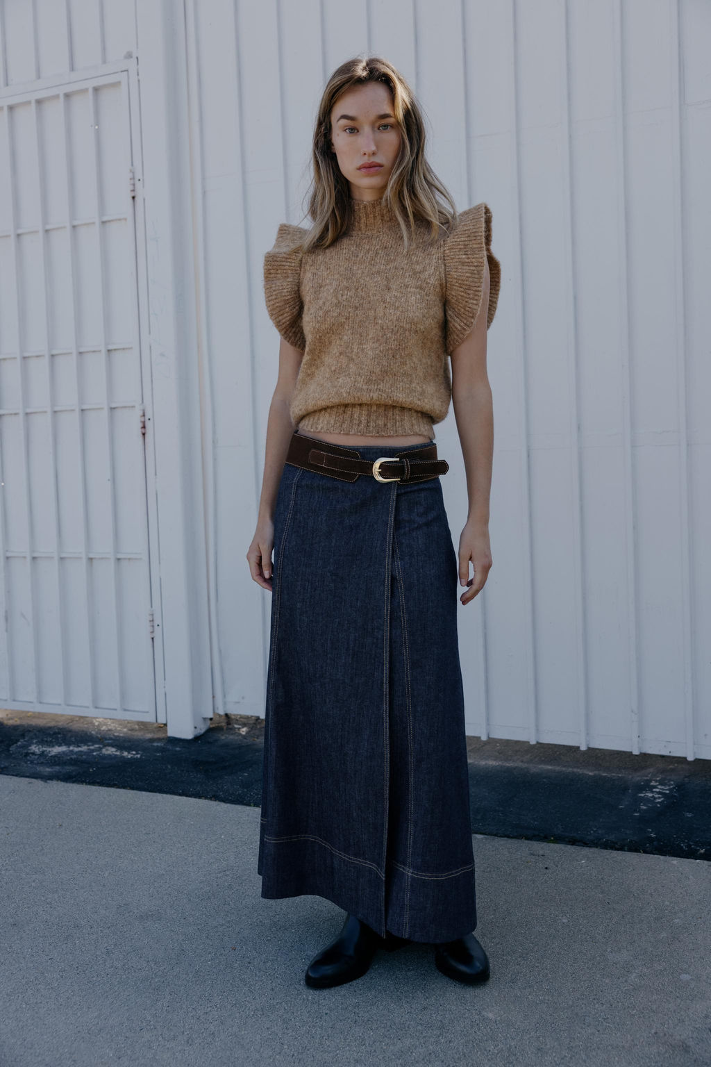 WOOL TOP WITH RUFFLES - Zara фото 13