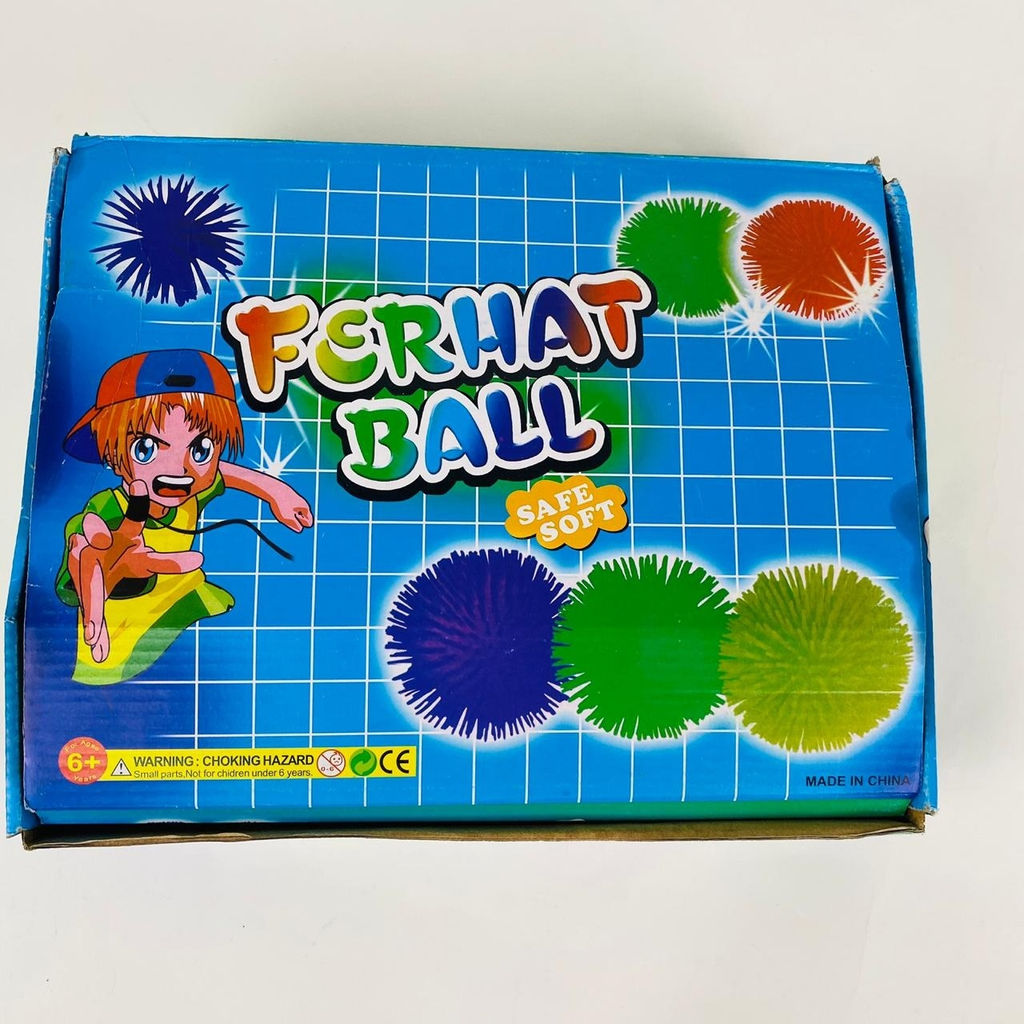 Мякиш антистресс ежик в форме мяча FERHAT BALL 12 шт. в уп - Storyland фото 2