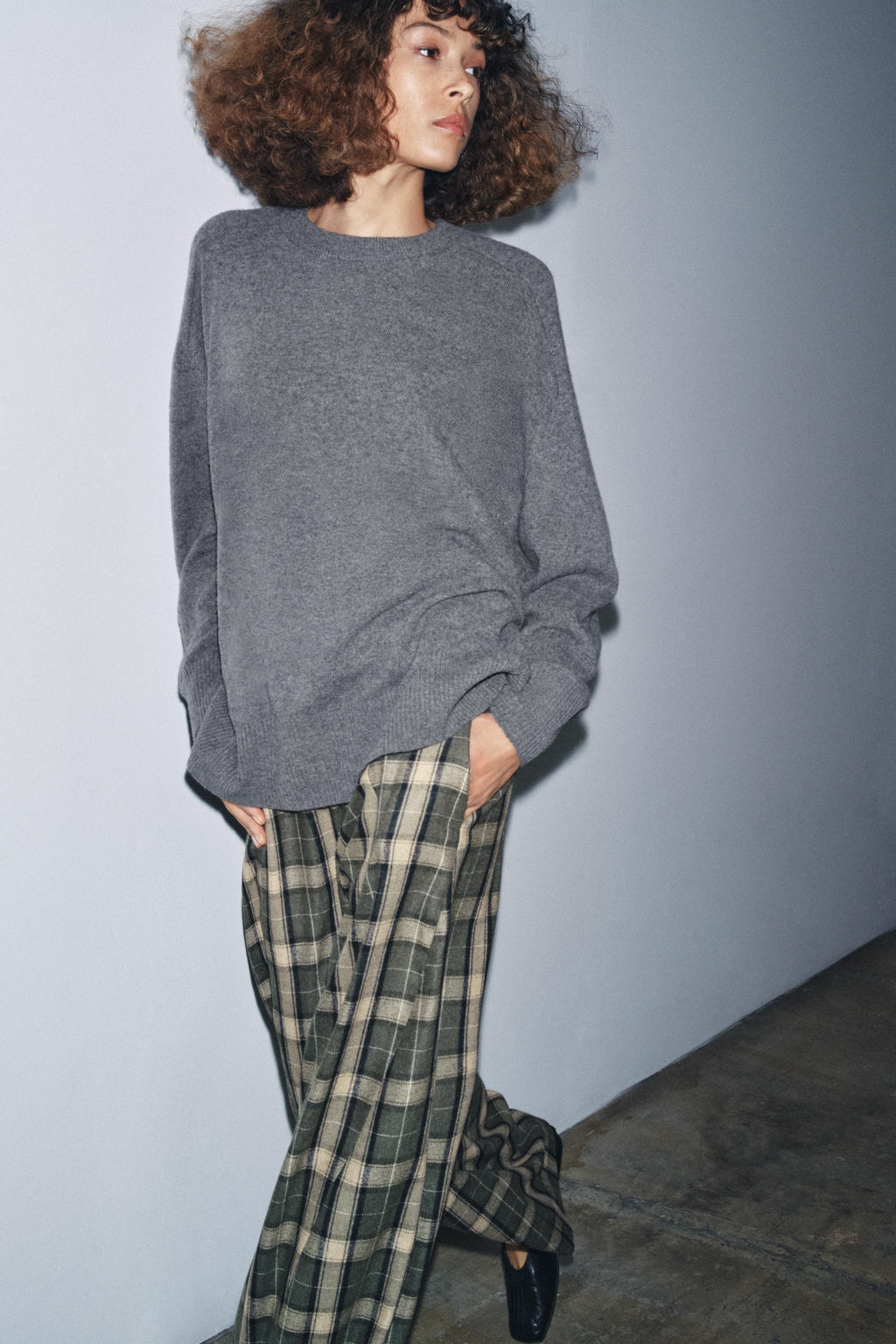 100% WOOL OVERSIZE JUMPER - Zara фото 11