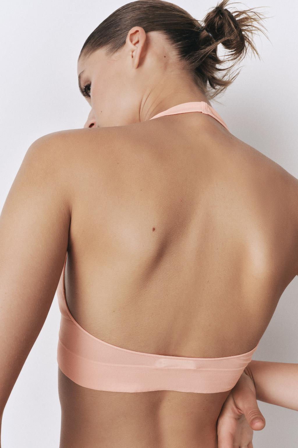 HALTER BRA WITH POLYAMIDE - Zara фото 5