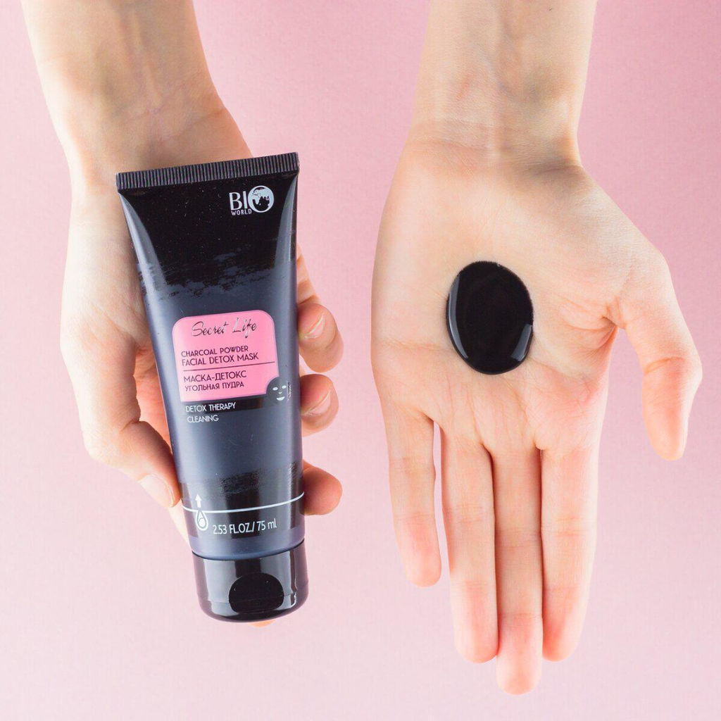 Bio World Secret Life Маска-детокс Угольная пудра 75мл