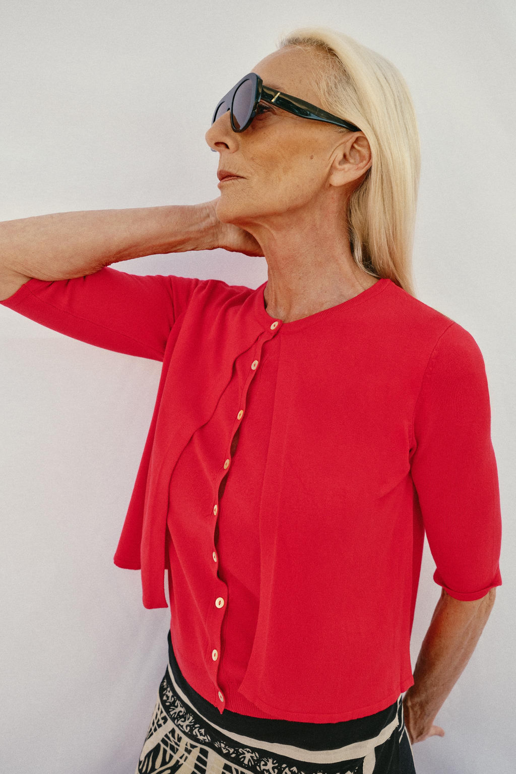 CHAQUETA PUNTO DOBLE CAPA / Rojo - Zara фото 4