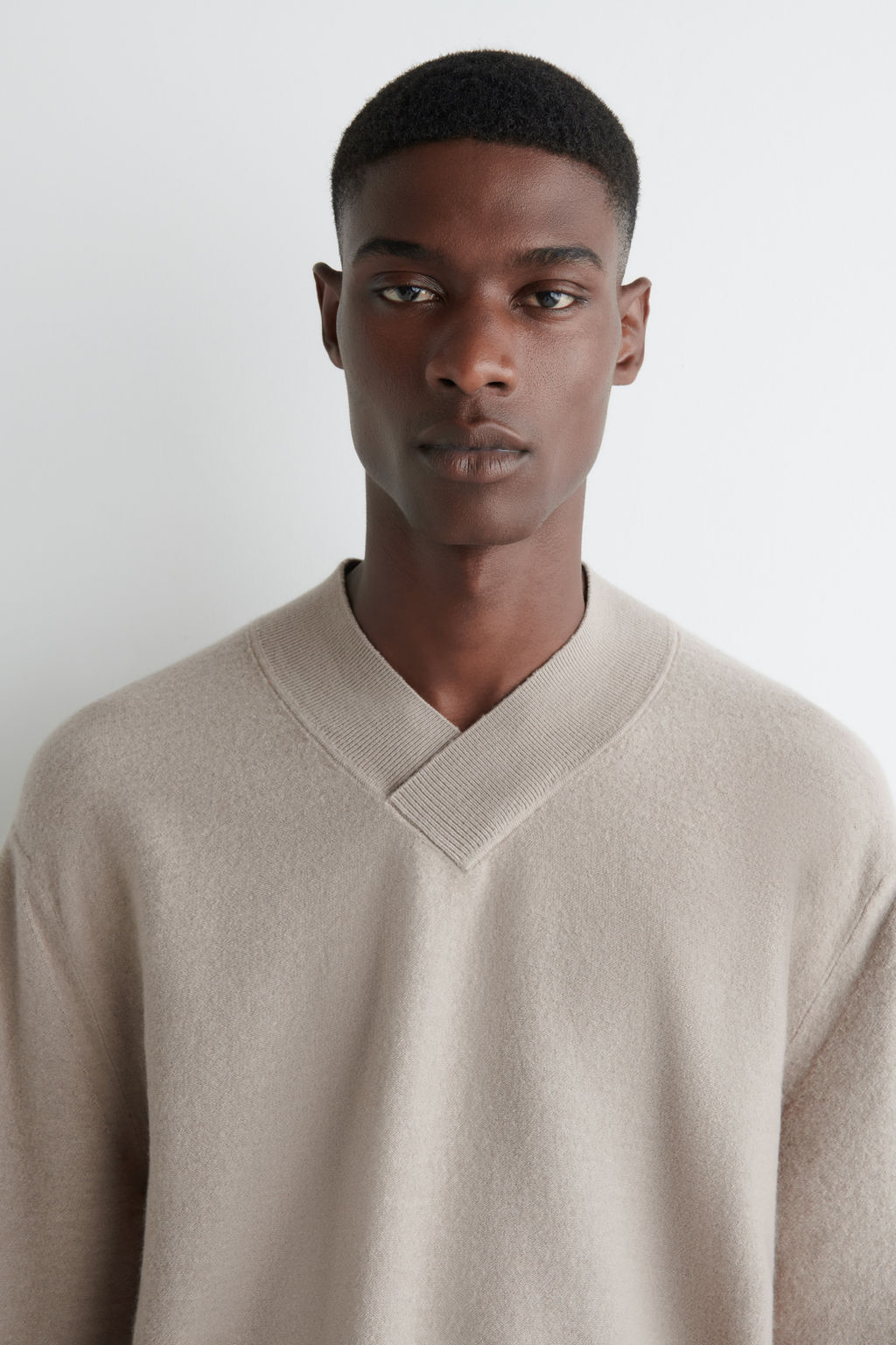 JERSEY DE LANA A RAYAS CON CUELLO DE PICO - H&m фото 8