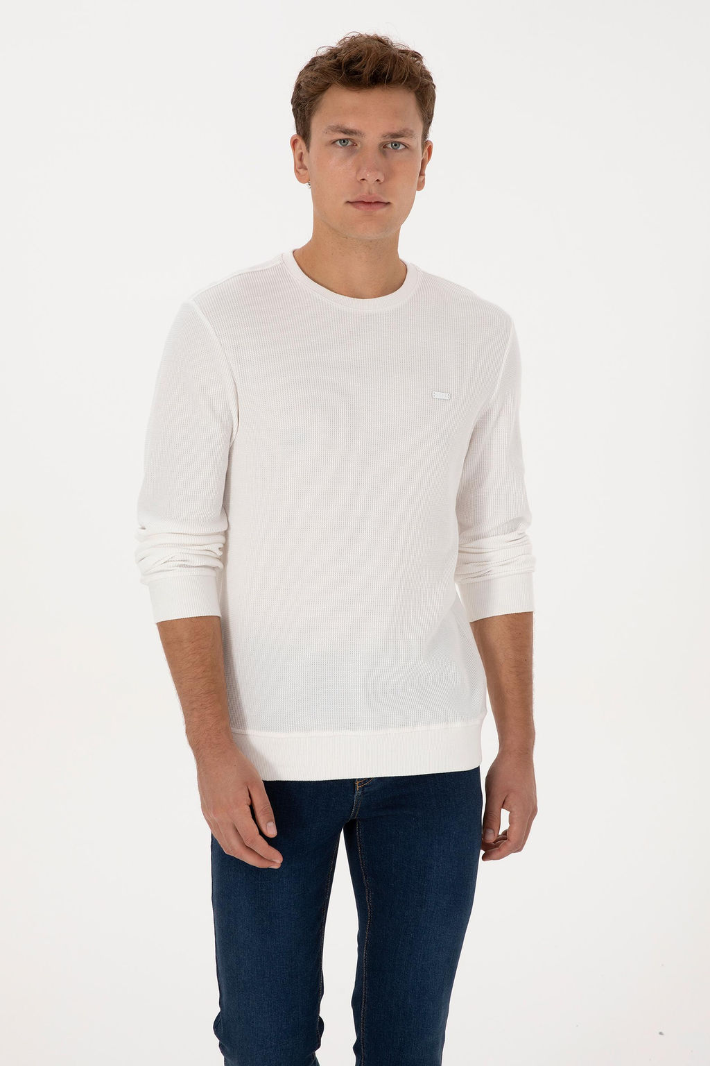 Erkek Beyaz Sweatshirt - U.s. polo assn фото 3