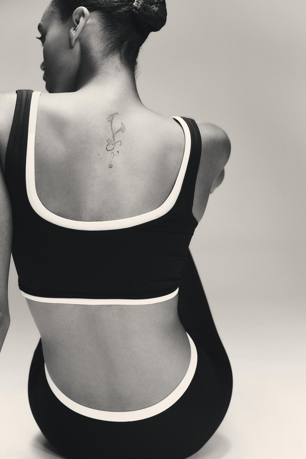 SPORTY DOUBLE EFFECT CROP TOP - Zara фото 3