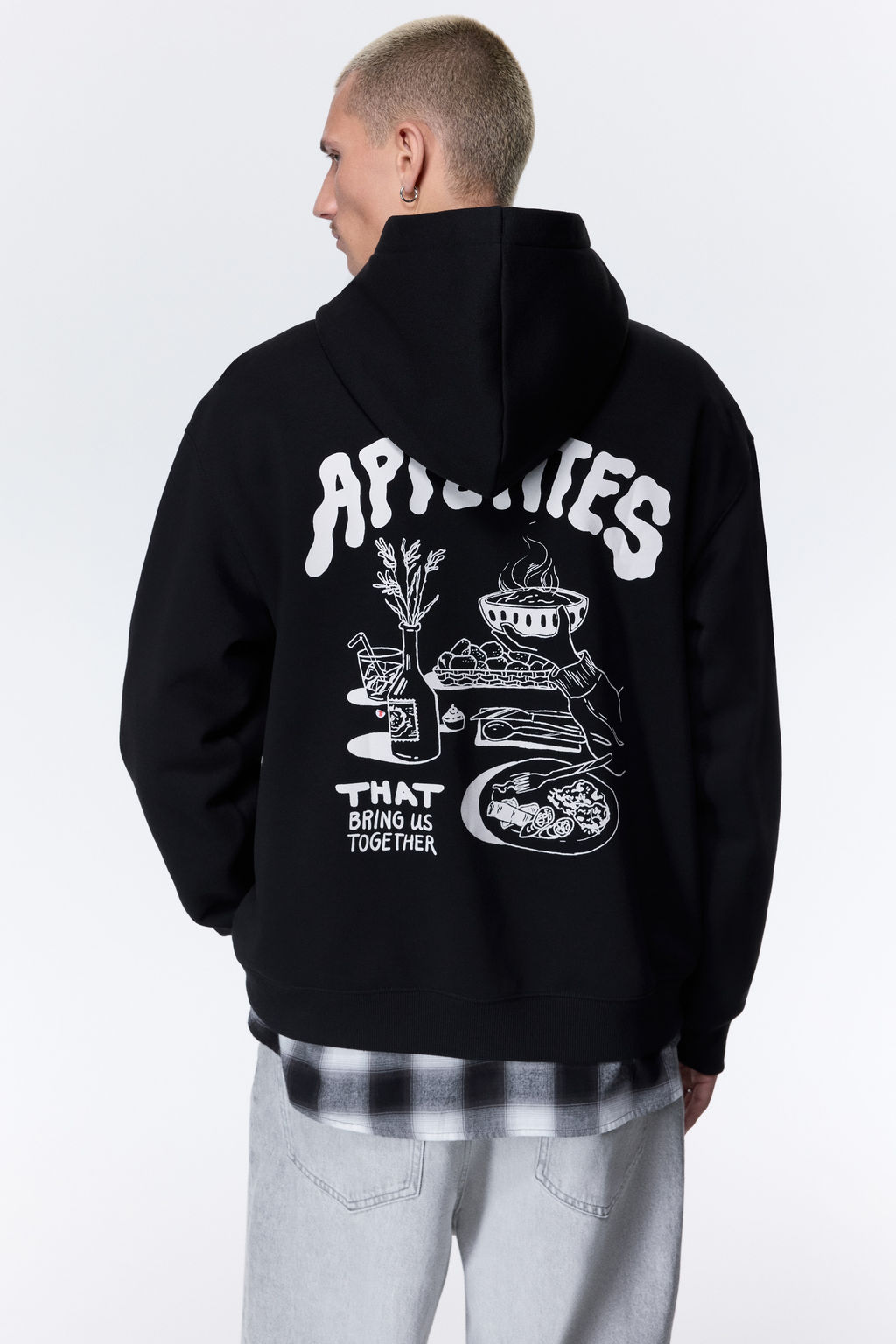 Sudadera con motivo y capucha Relaxed Fit - H&m фото 7