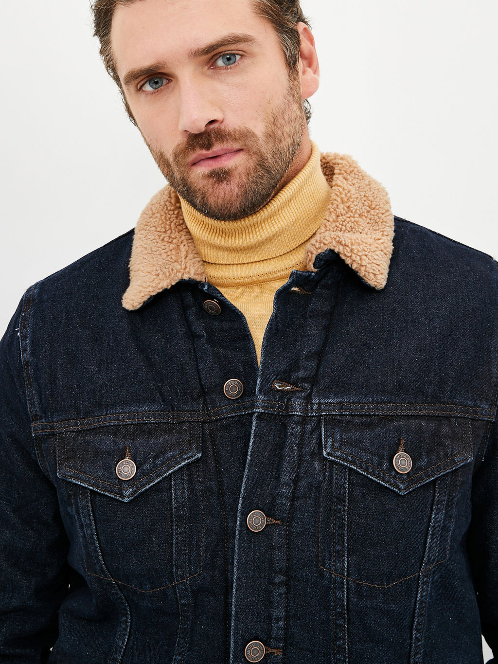 Мужская джинсовая куртка - Mossmore фото 37