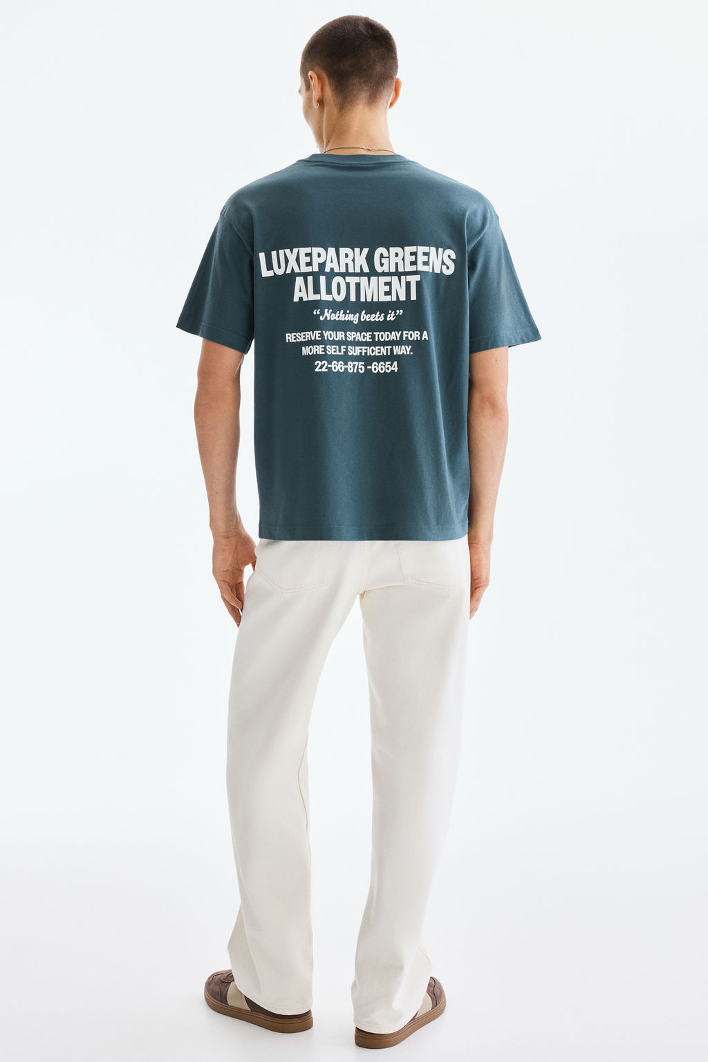 Camiseta con motivo estampado Loose Fit - H&m фото 32