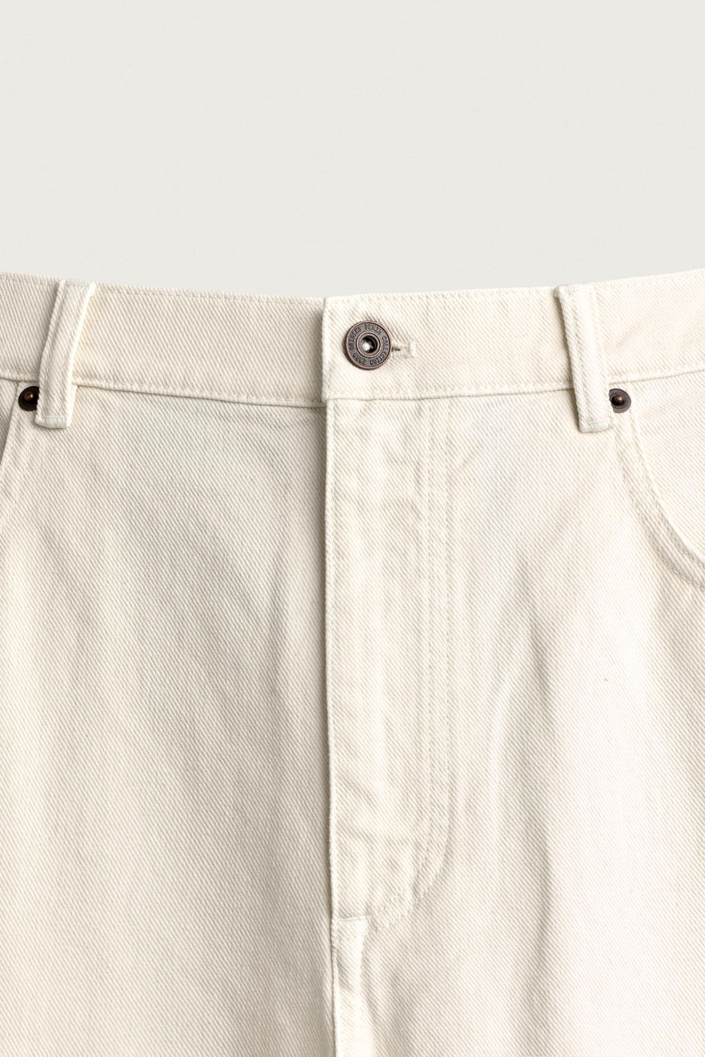 JEANS STRAIGHT RELAXED FIT ALGOD?N - C??AMO / Crudo - Zara фото 7