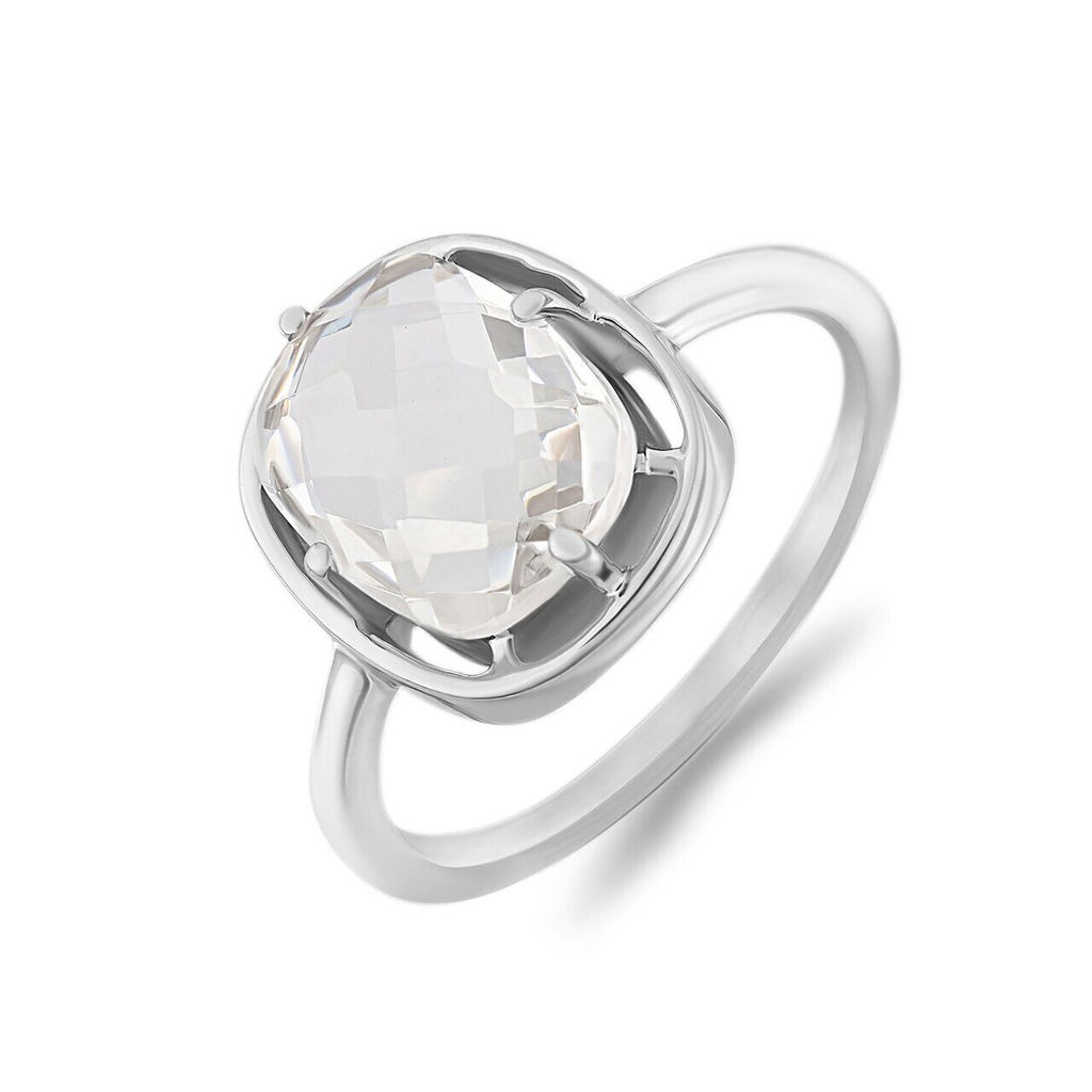 Кольцо, горный хрусталь, Берта