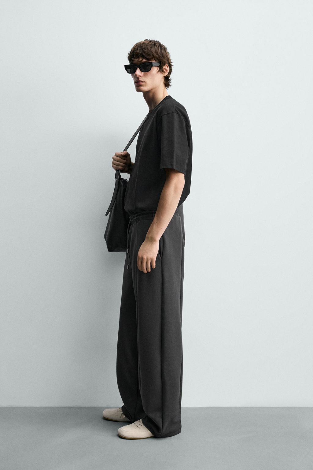PANTAL?N JOGGER CARGO INTERLOCK / Gris medio - Zara фото 4