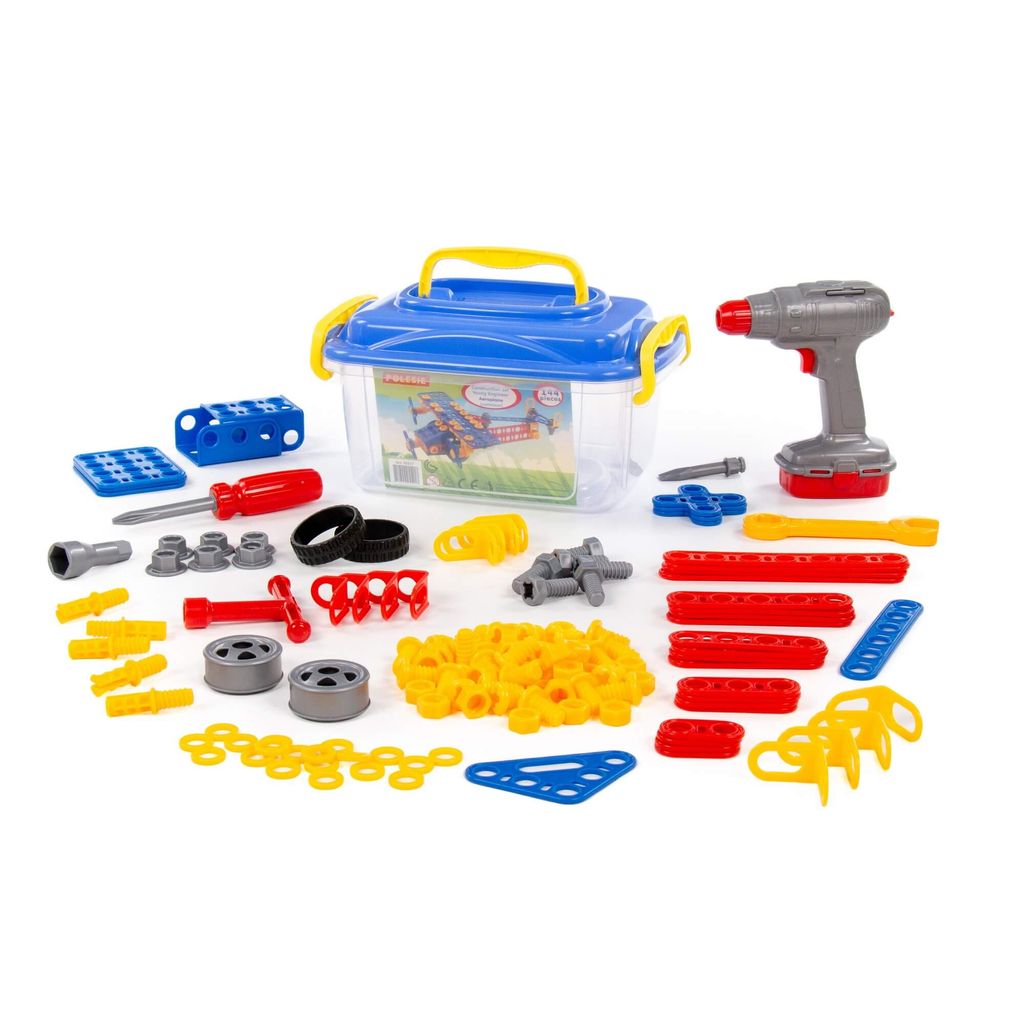 Конструктор Изобретатель - Самолёт №2 (144 элемента) (в контейнере) - Полесье фото 2