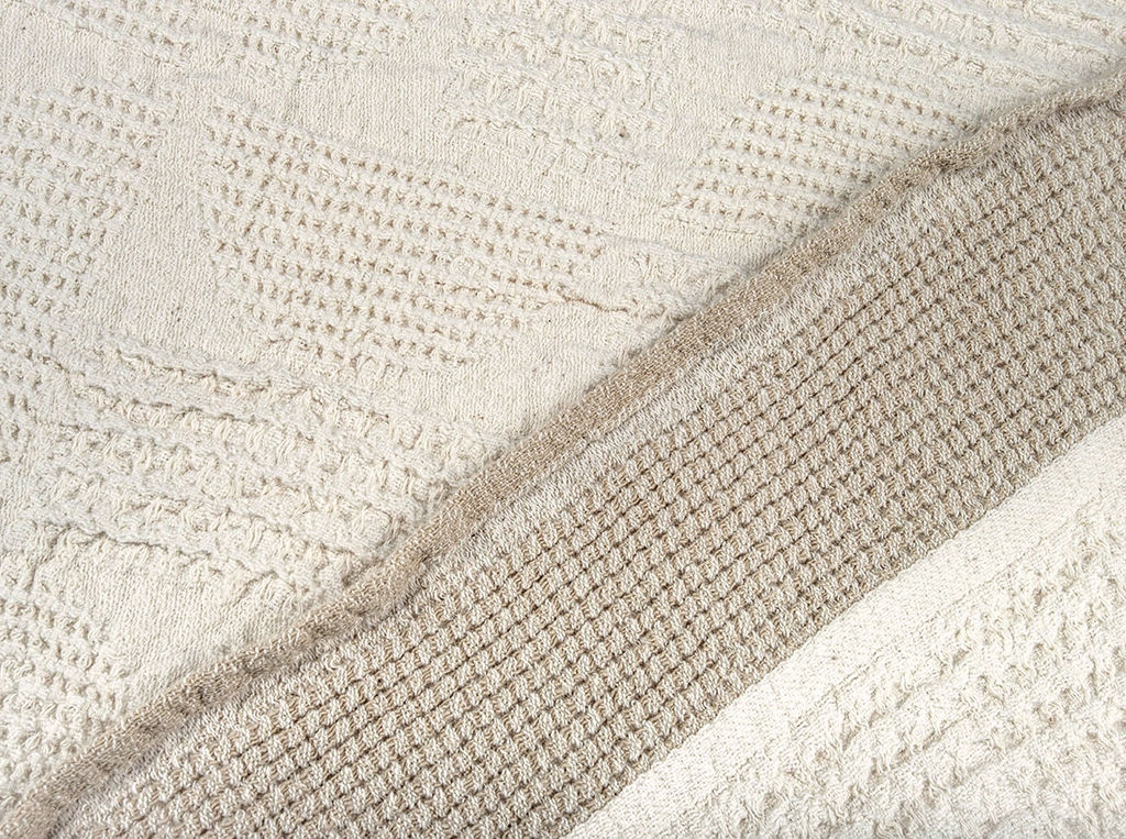 Полотенце 18С310-ШР/у. 45*65 "Имитация-2" цв. 7 рис. 362 молочный