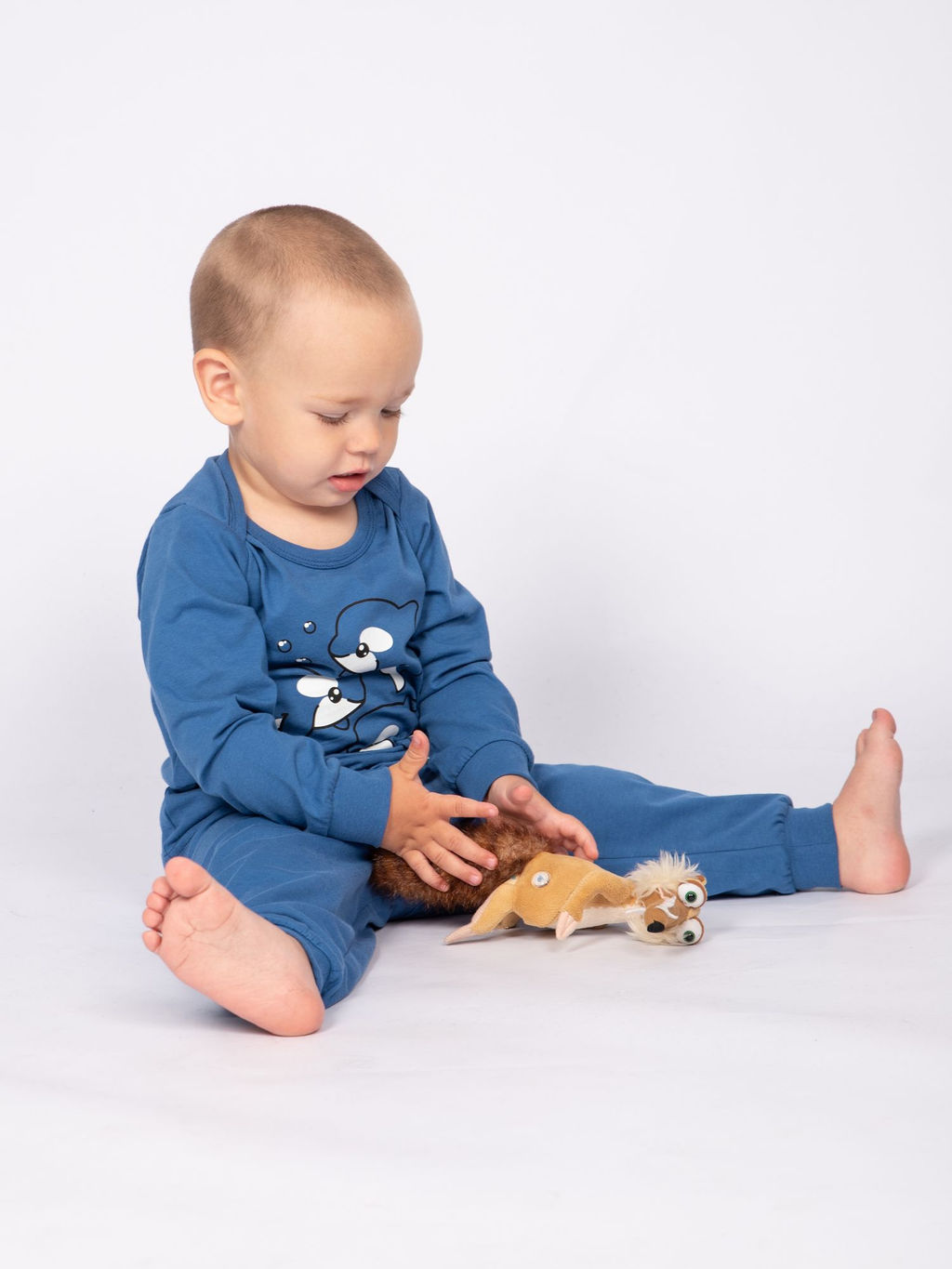 Пижама для мальчика (джемпер+брюки) 92240 Индиго* 620 Lets go - Let's go фото 6