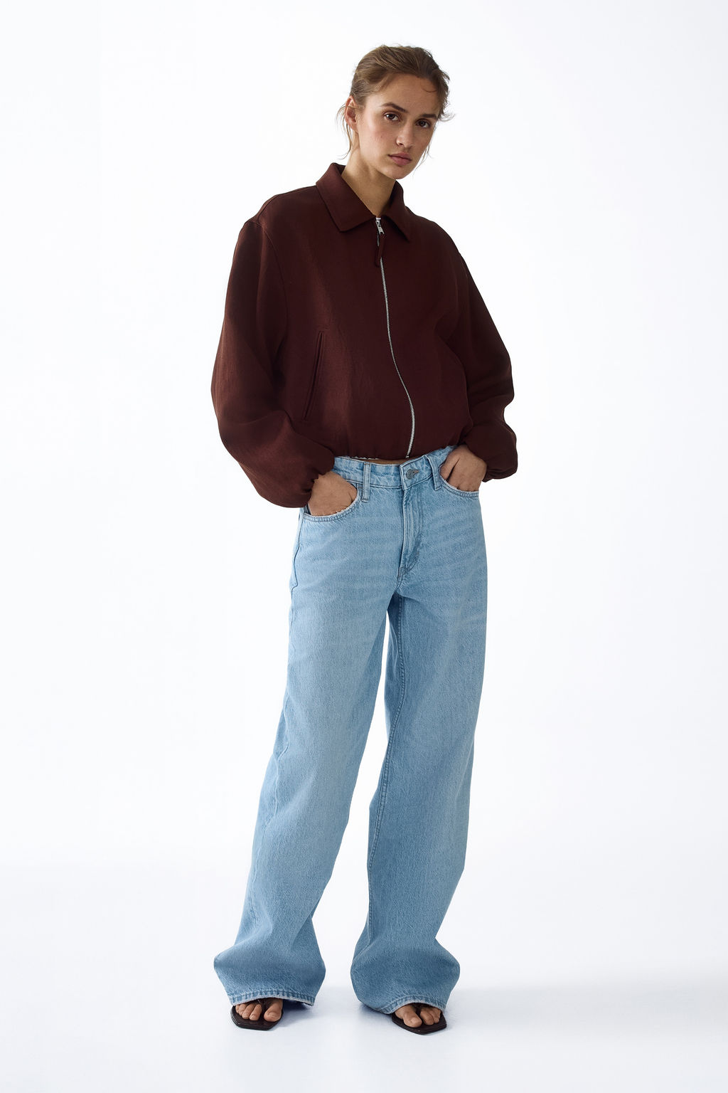 Cazadora oversize con bajo globo - H&m фото 8