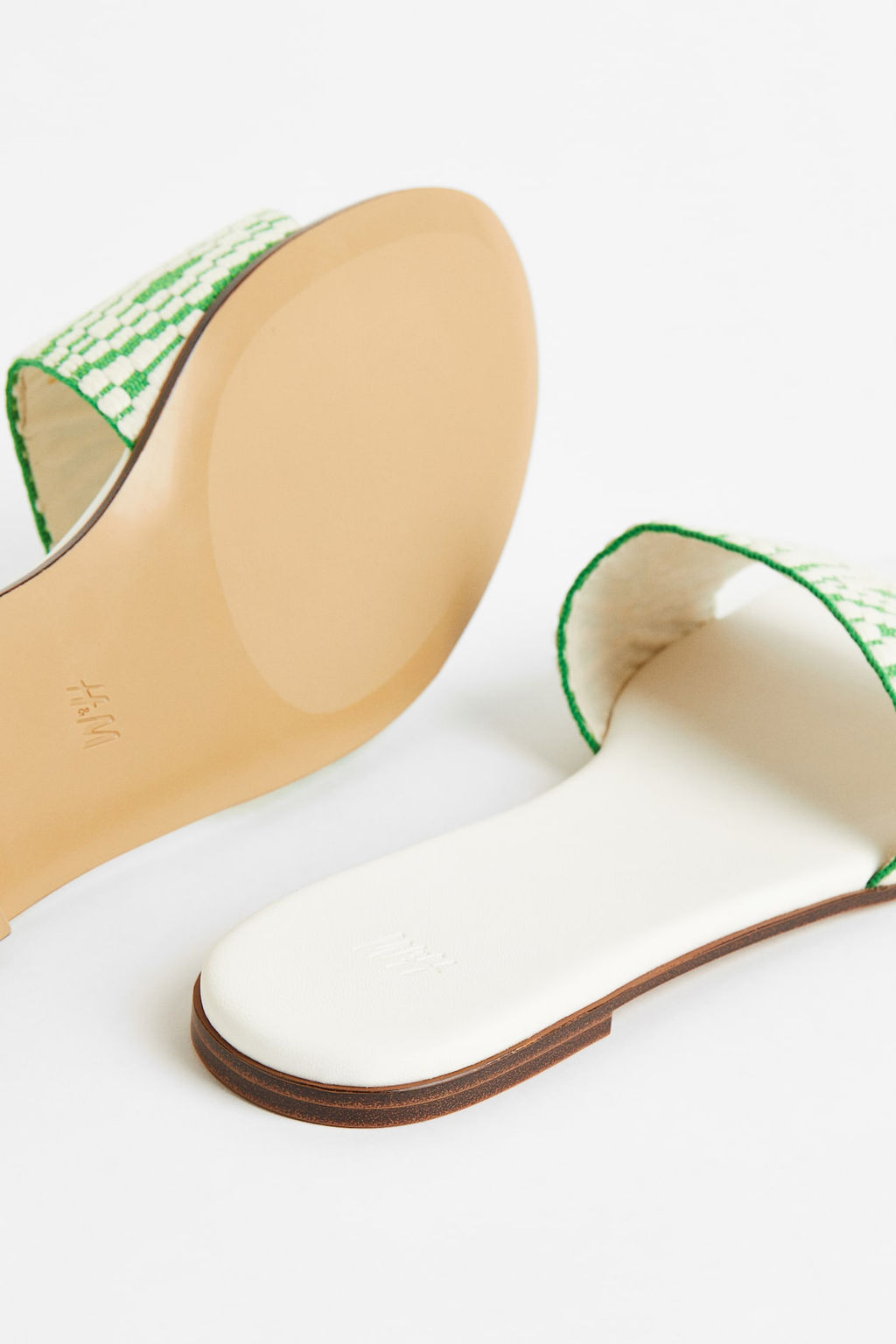 Sandalias abiertas en tejido de jacquard - H&m фото 3