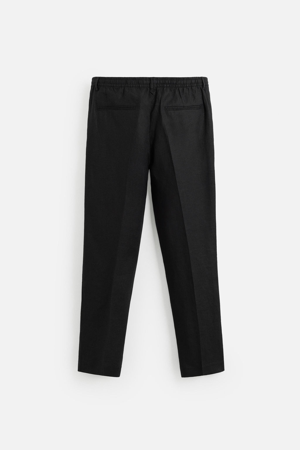 REGULAR FIT 100% LINEN TROUSERS