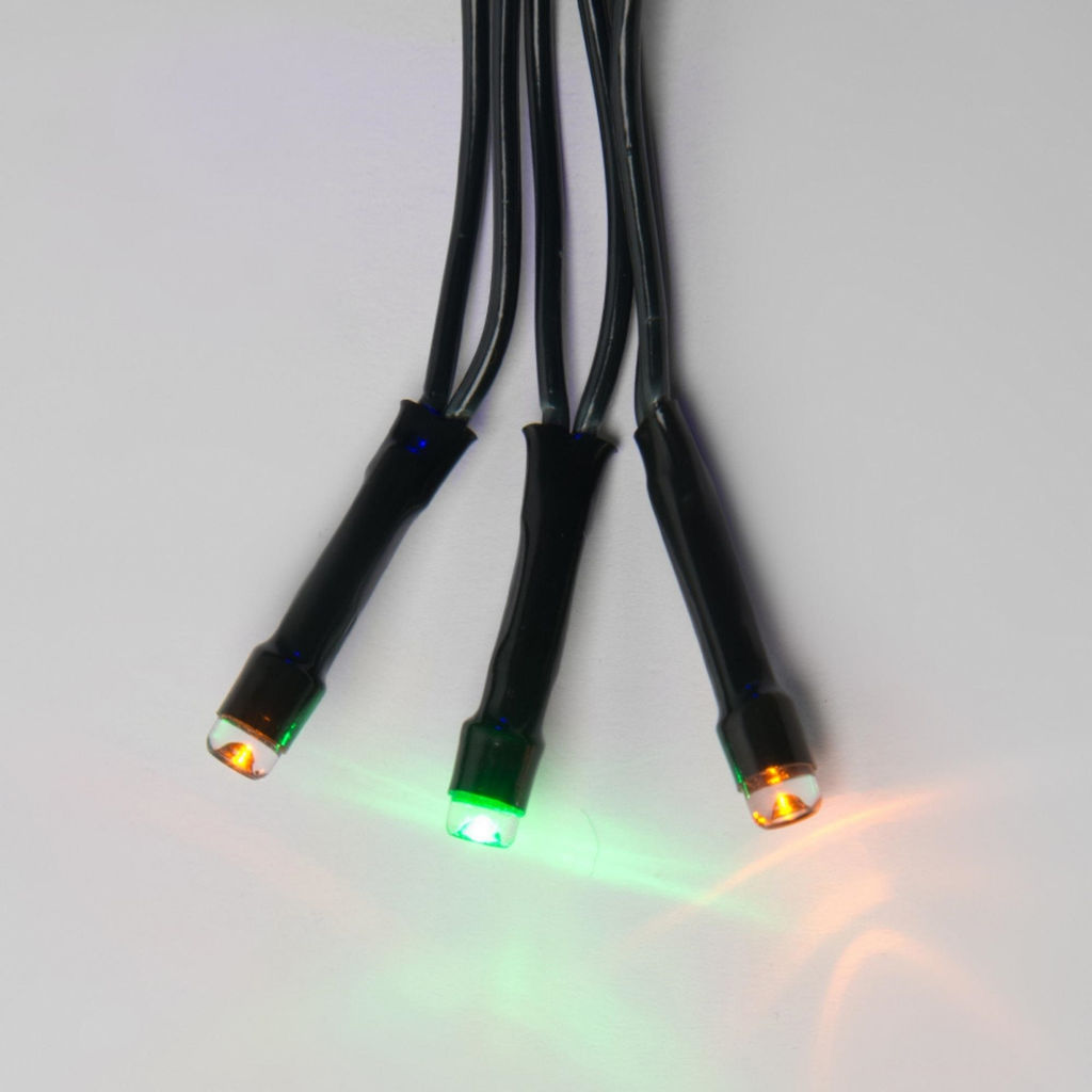 ULD-S2000-200/DGA MULTI IP20 Гирлянда светодиодная, 20м. 200 светодиодов. Разноцветный свет. Провод зеленый. ТМ Uniel - Volpe фото 3
