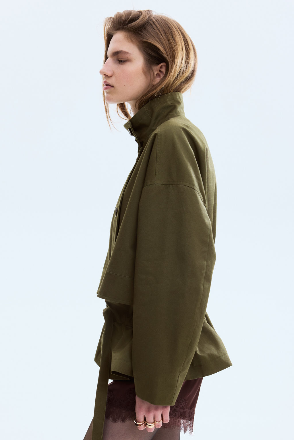 Chaqueta de sarga con cord?n de ajuste - H&m фото 4