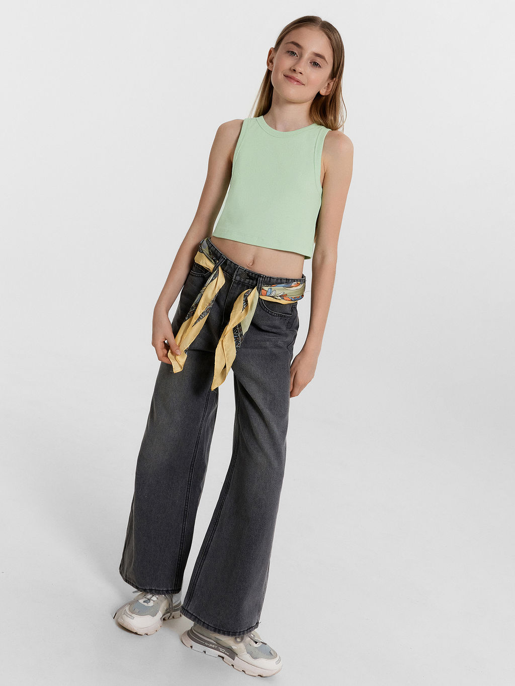 Топ для девочек салатовый - Mark formelle фото 2