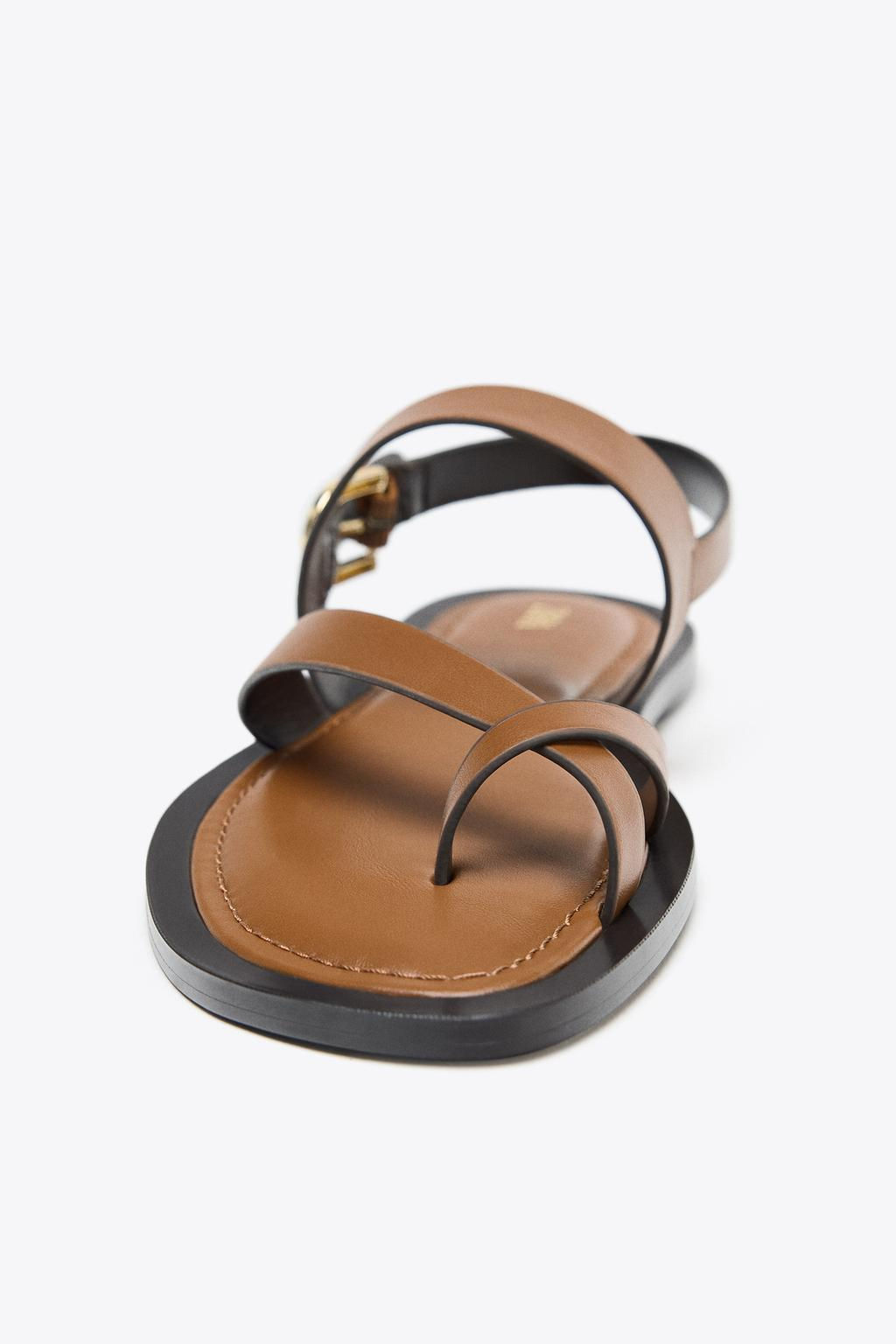 TOE-POST STRAPPY SANDALS - Zara фото 12