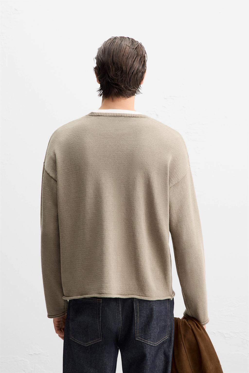 SWEATER WITH RAISED FINISH - Zara фото 21