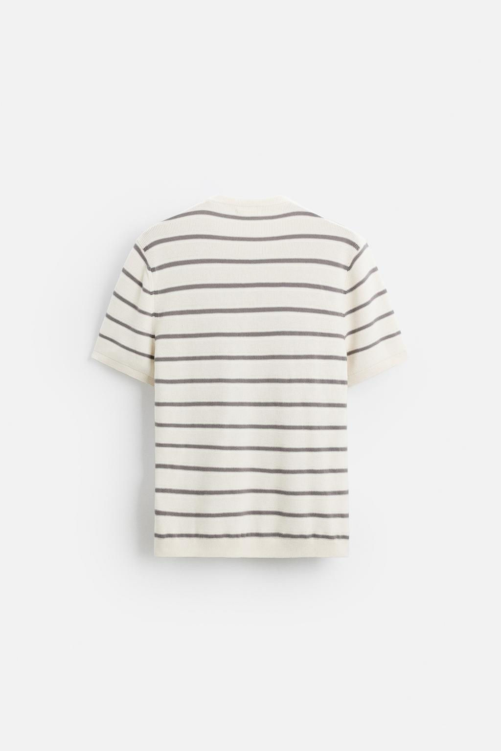 STRIPED KNIT TOP - Zara фото 7