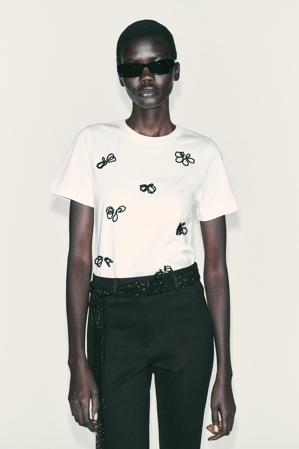 JEWEL BOW T-SHIRT - Zara фото 2