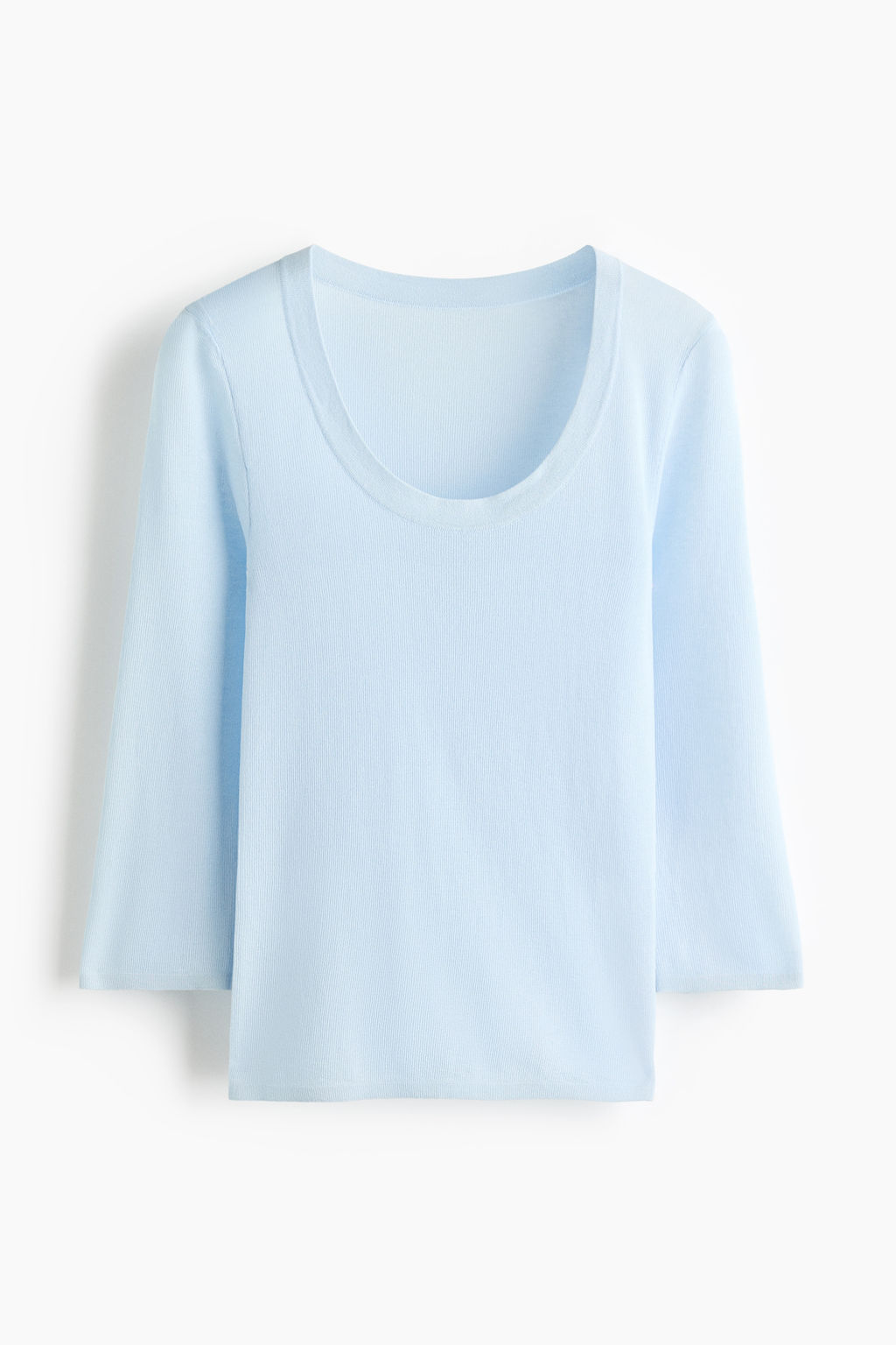 Top de punto con escote en U - H&m фото 2