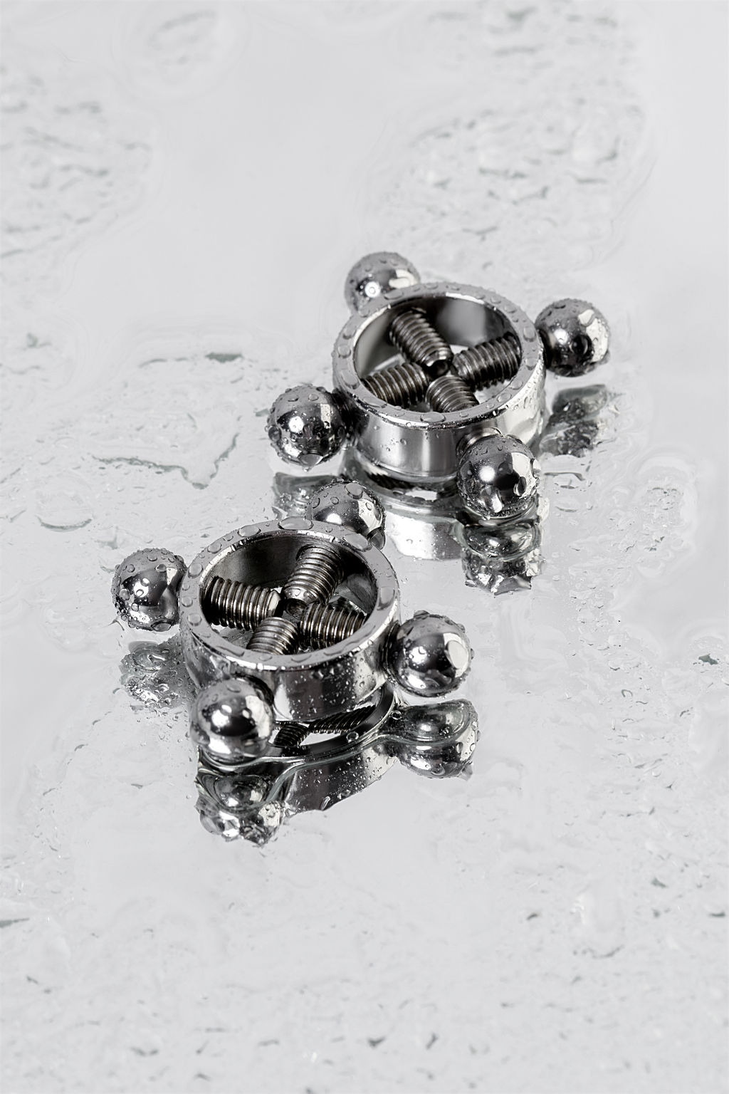 Зажимы для сосков Metal by TOYFA, металл, серебряные, 2,6 см (2 шт)