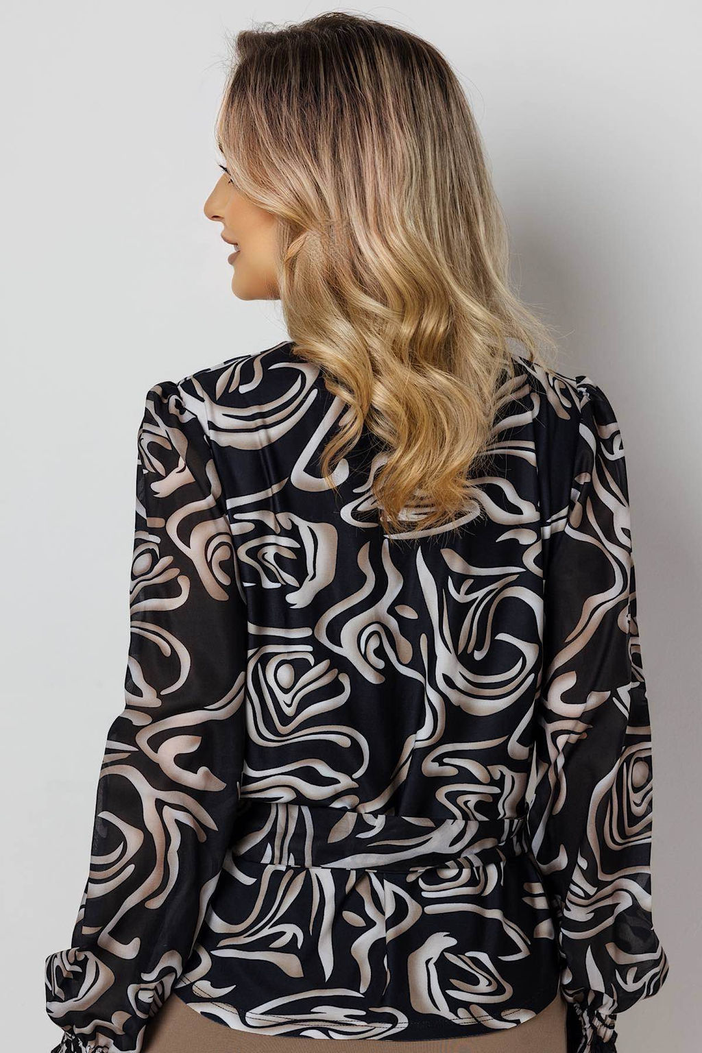 Блузка женская 3187/11/Черный - Rise фото 4