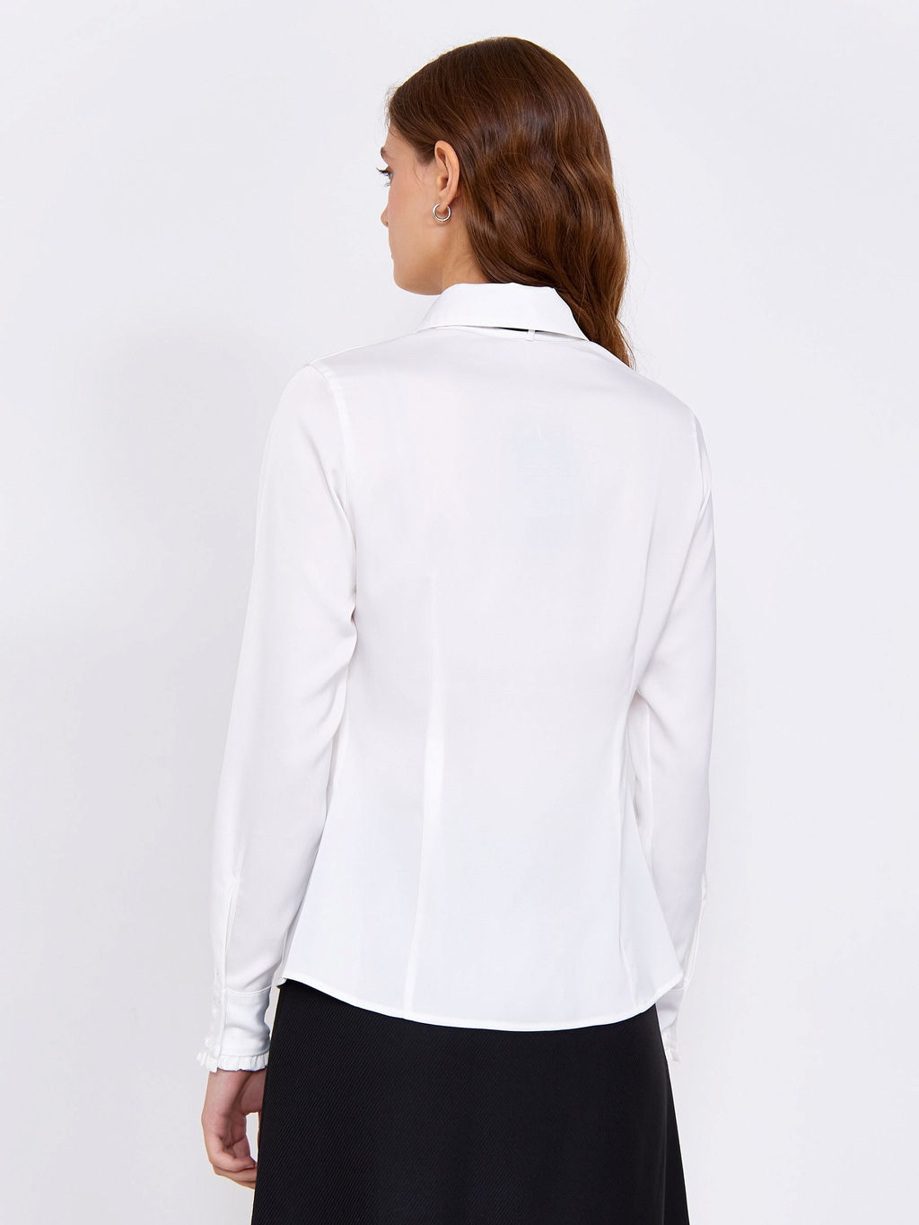 Рубашка с декоративным бантом B2886/snowdrop - Emka фото 6