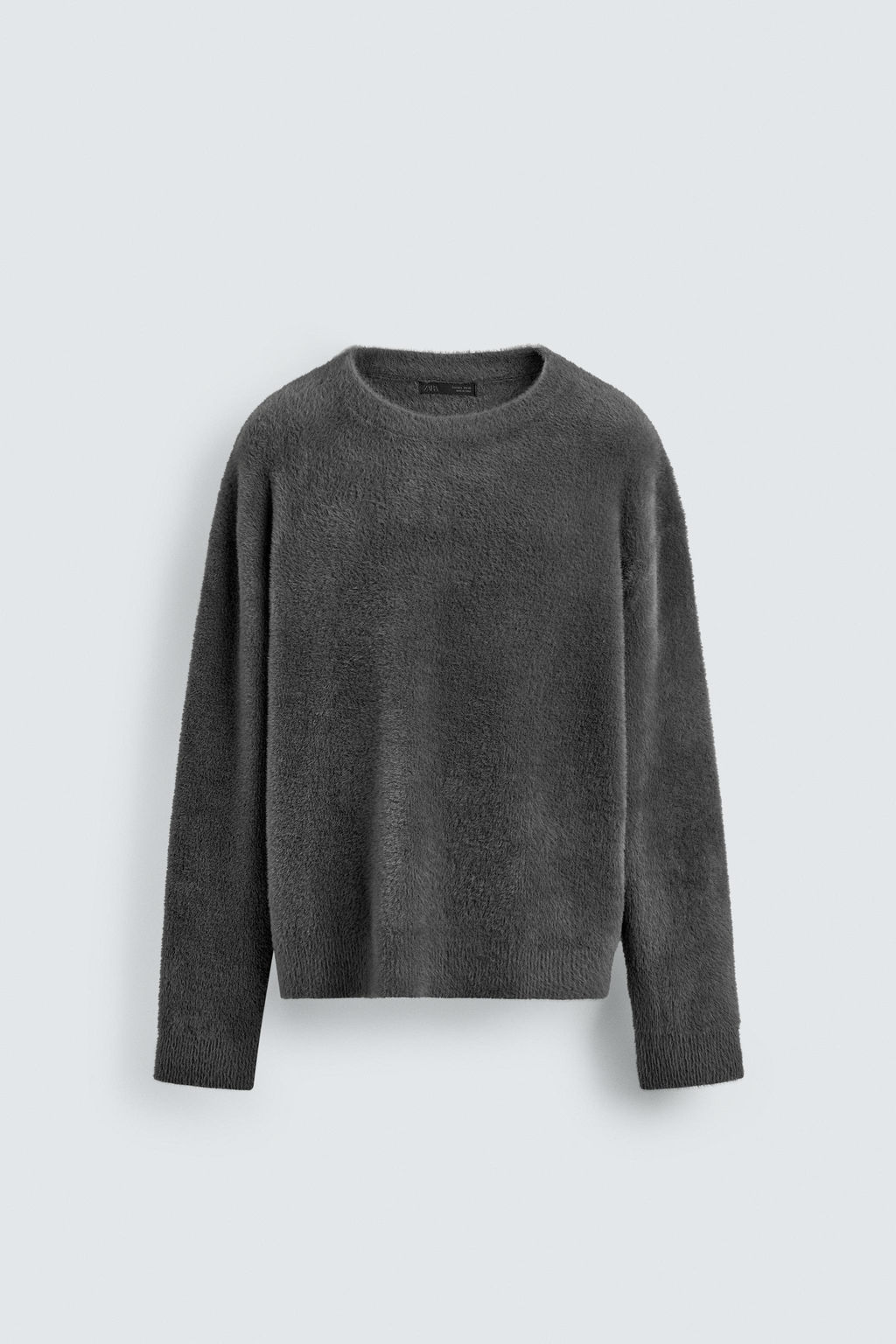 JERSEY CEPILLADO BOXY FIT / Gris medio - Zara фото 7