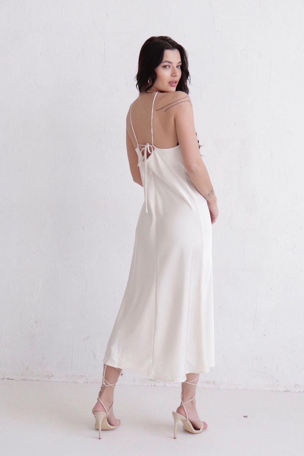 Платье молочное с цветком - Martichelli фото 10