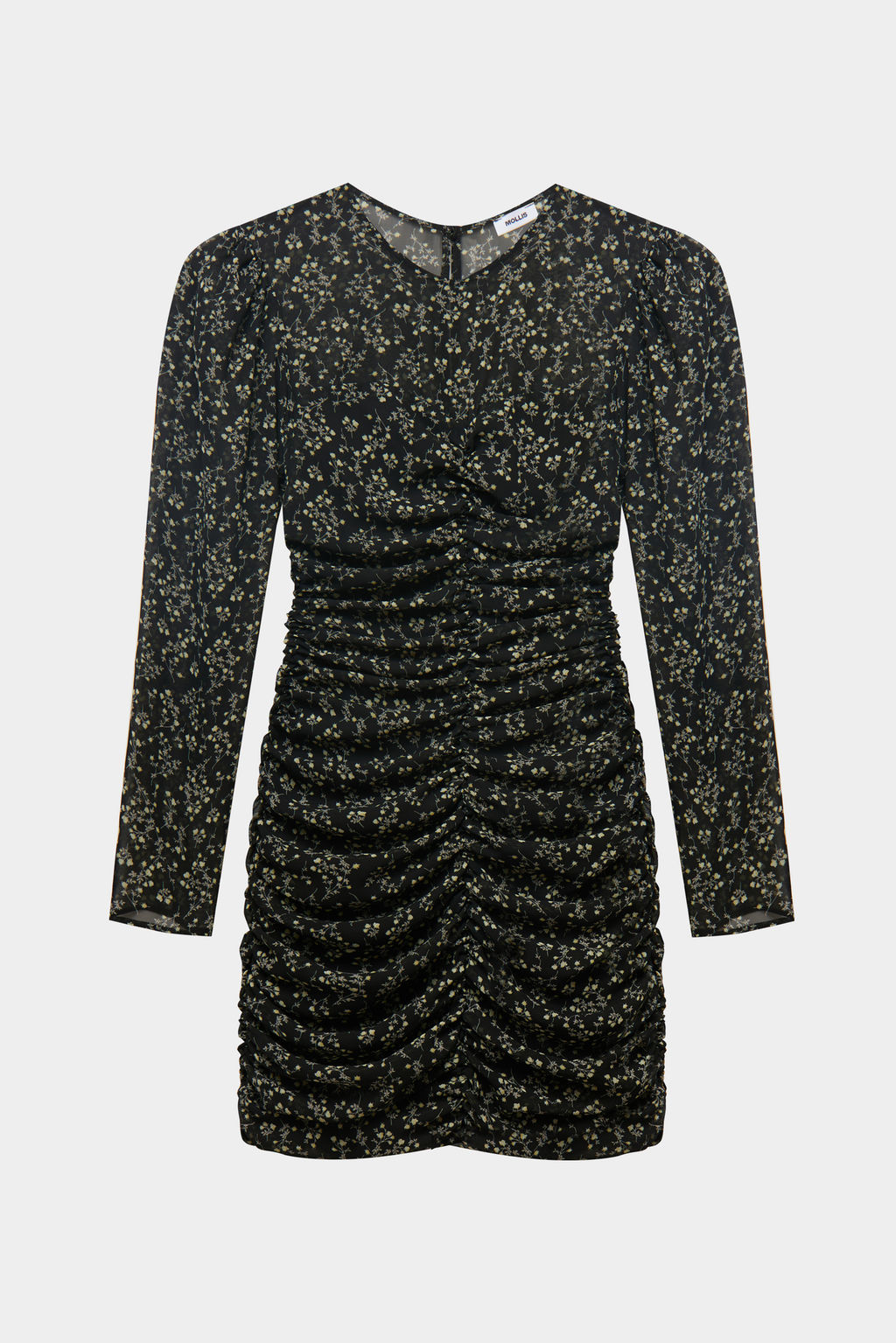 Платье мини из шифона со сборками - Mollis фото 5