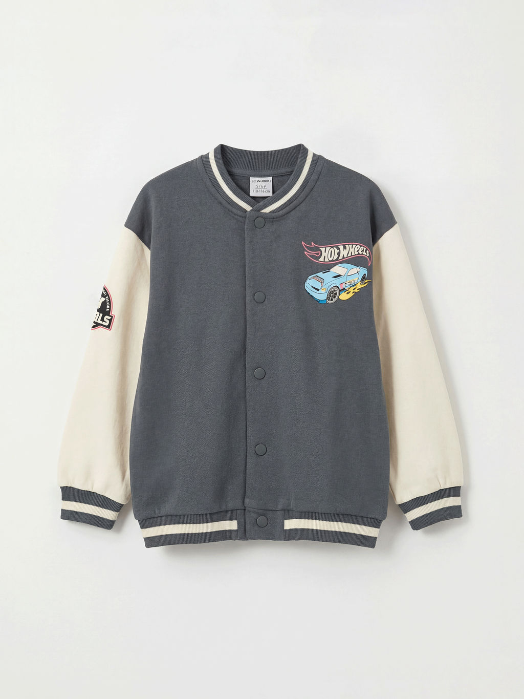 Hot Wheels Bask?l? Erkek ?ocuk Kolej Ceket