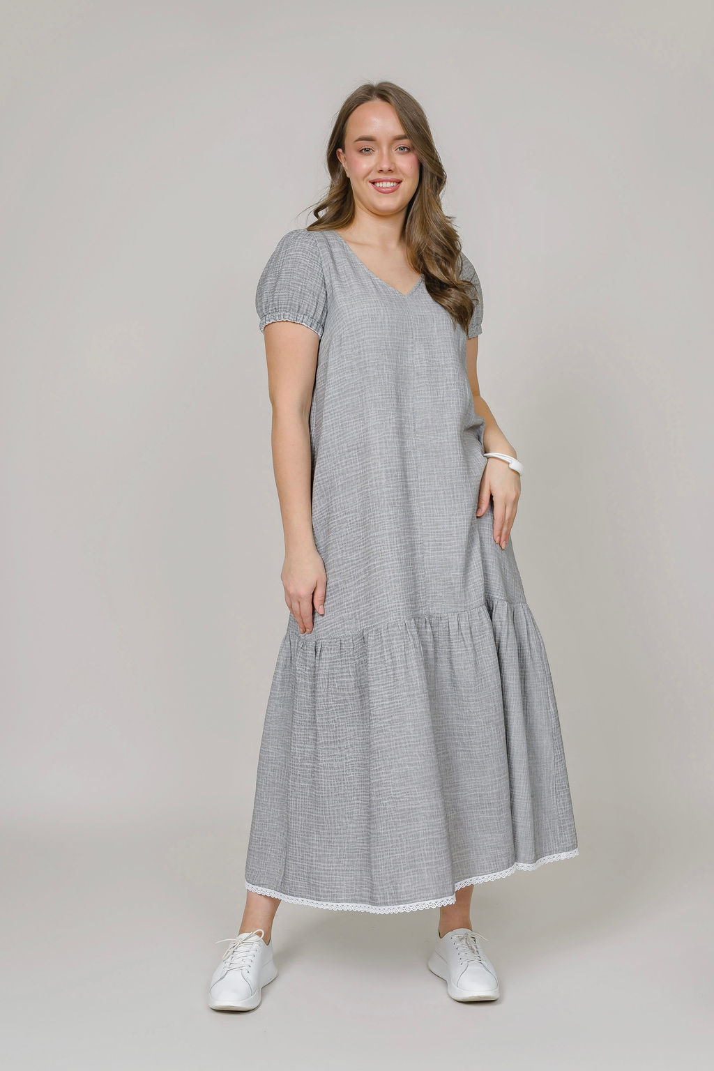 Платье из вареного муслина