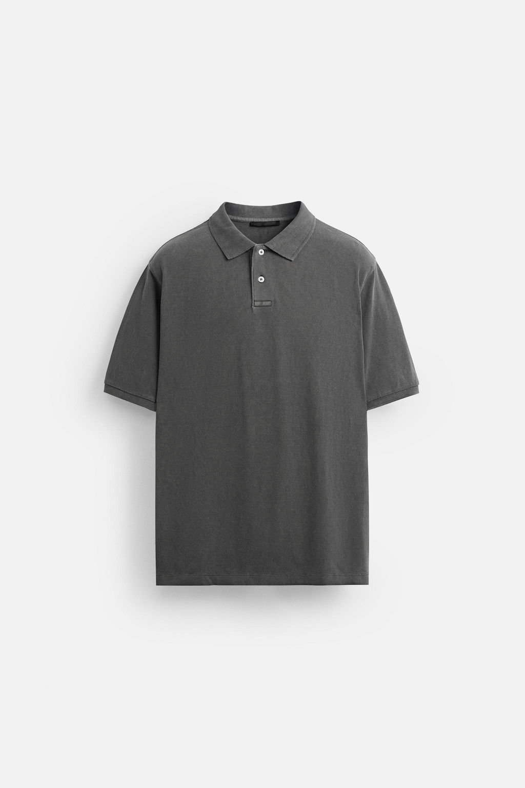 WASHED PIQU_ POLO SHIRT - Zara фото 7