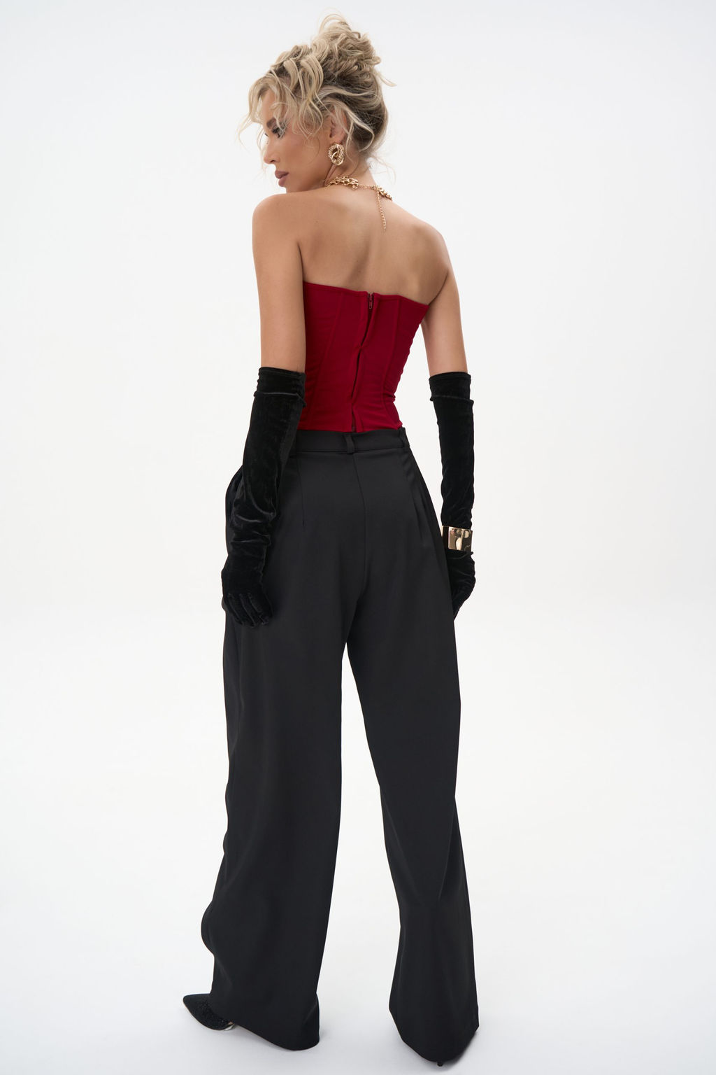 Брюки Шарлиз (чёрный) - Эльза фото 12