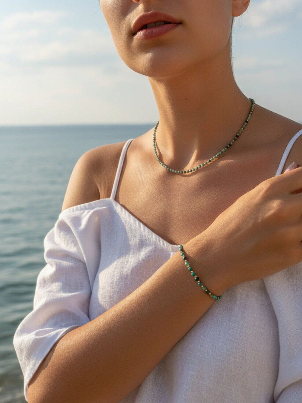 Комплект из натуральных камней