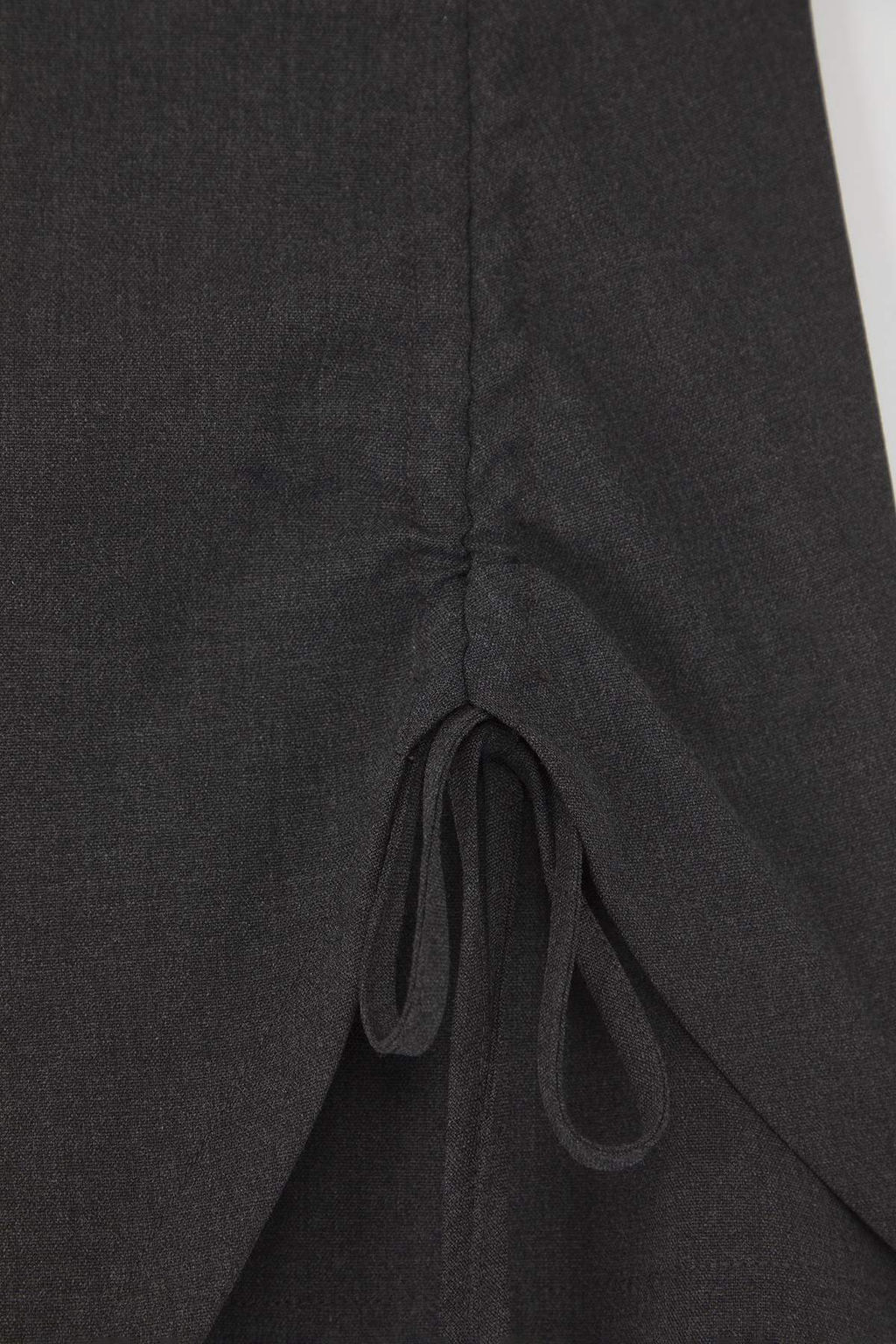 Teen Antrasit Buzgu Detayl? Etek Gorunumlu Mini Sort & Bermuda TWOAW26SR00028