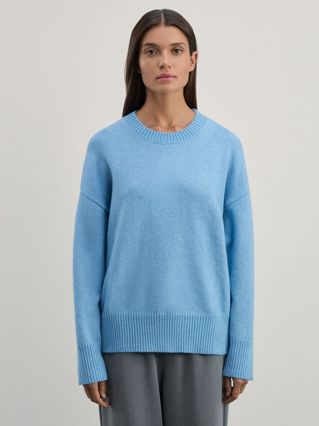 Базовый джемпер с добавлением шерсти / Zarina  фото 3