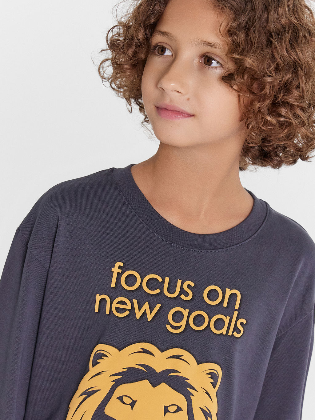 Лонгслив для мальчиков серый с печатью - Mark formelle фото 5