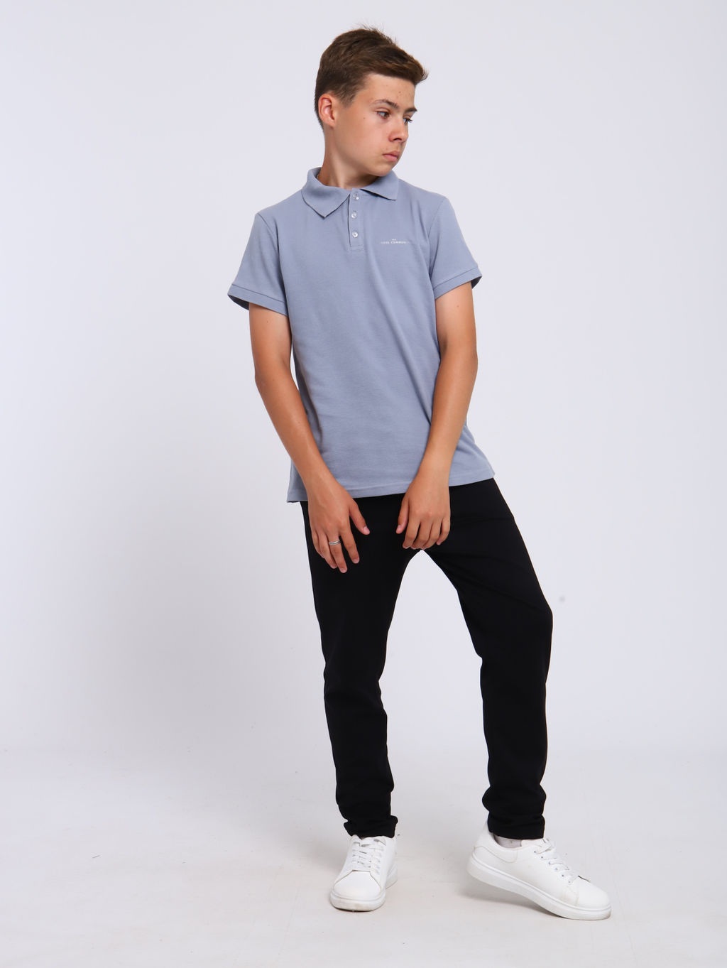 Рубашка-поло "Михаил" серый