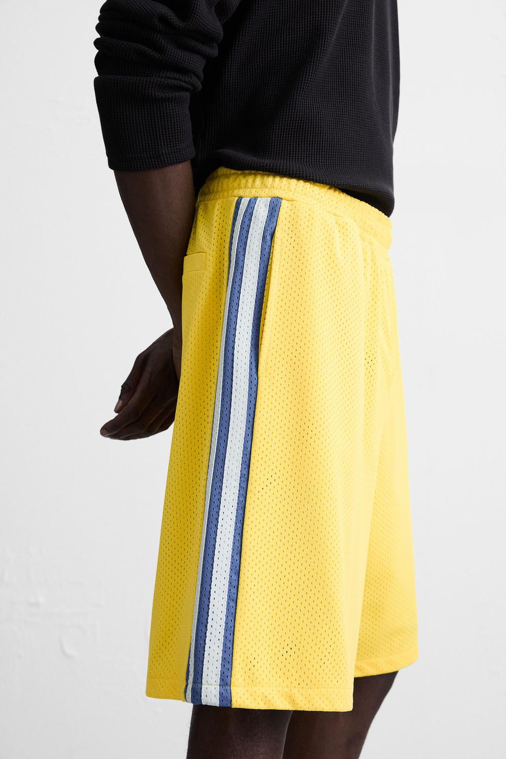 OPEN KNIT TEXTURED TECHNICAL BERMUDA SHORTS - Zara фото 5