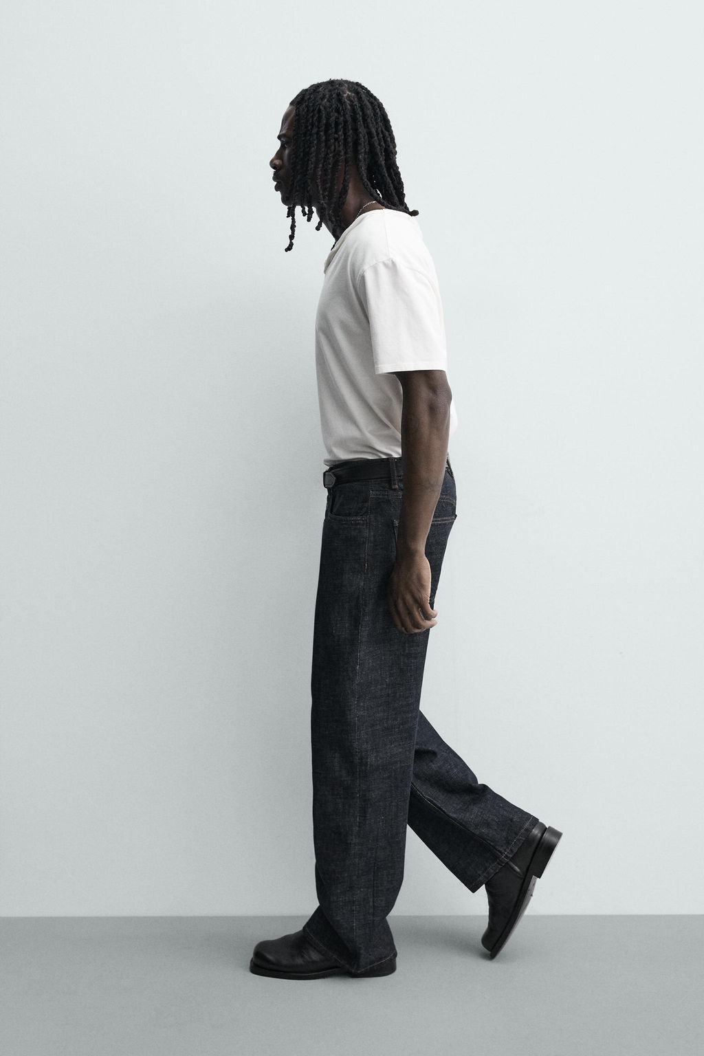 JEANS LOOSE FIT BOTONADURA / ?ndigo - Zara фото 6