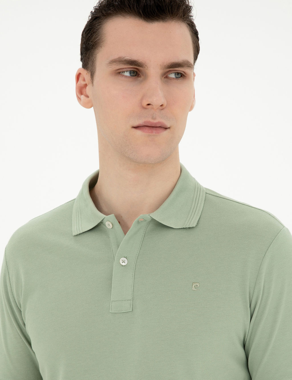 Ye_il Slim Fit Basic Ti__rt