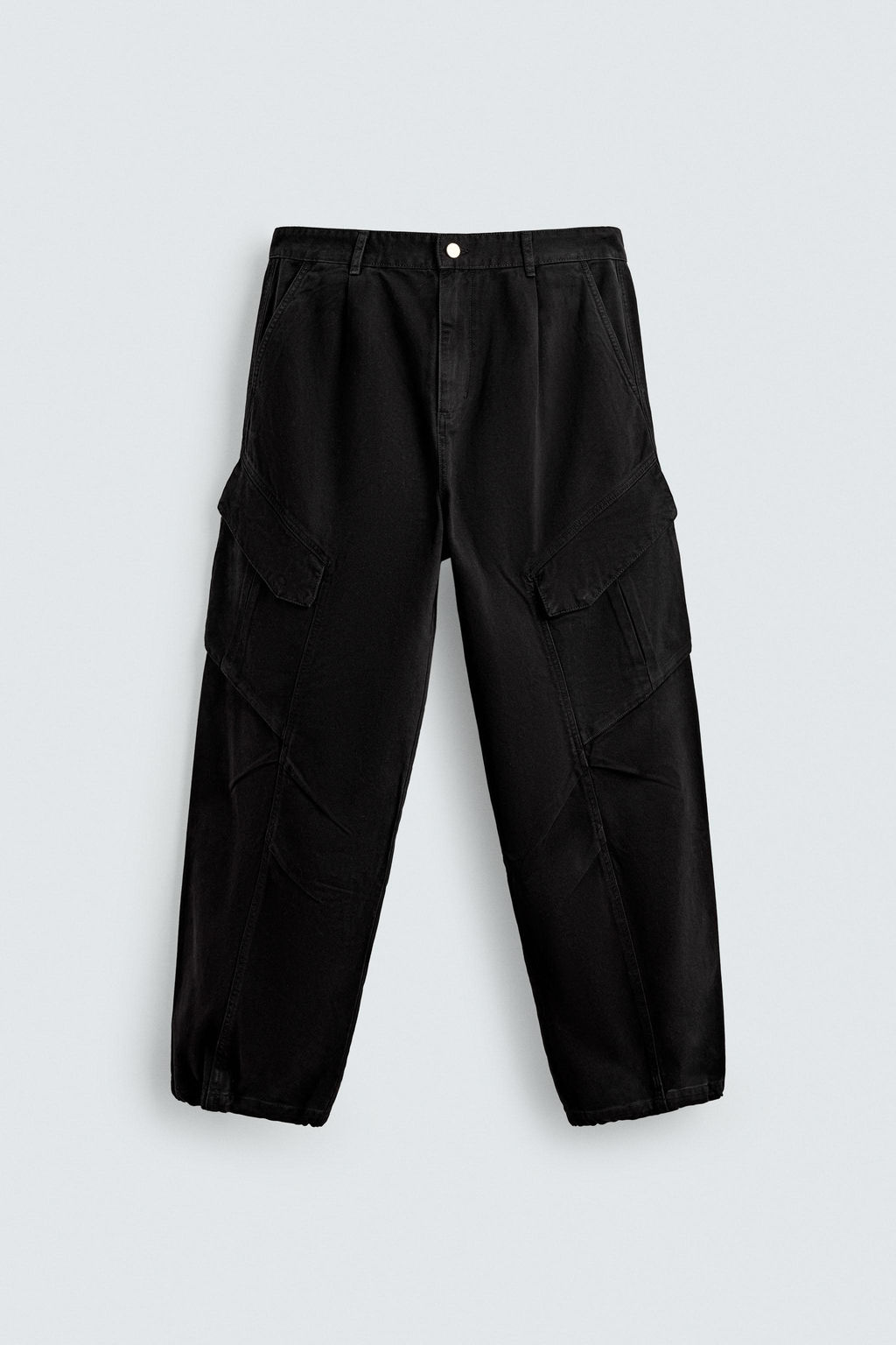 RELAXED FIT CARGO TROUSERS - Zara фото 17