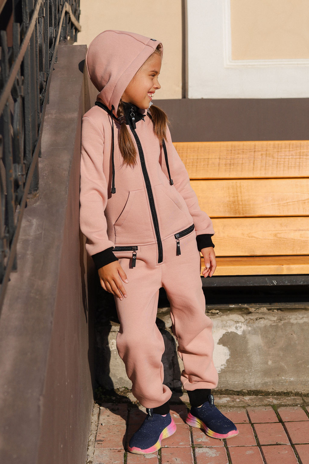 Комбинезон утепленный TRAVEL, пудра - Inzibe фото 9