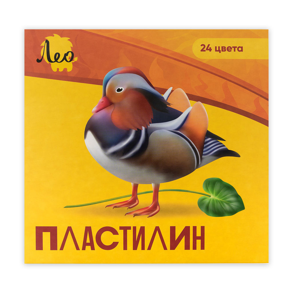 Лео Ярко Пластилин классический LBMC-0124 480 г ( в картонной упаковке ) 24 цв  фото 5